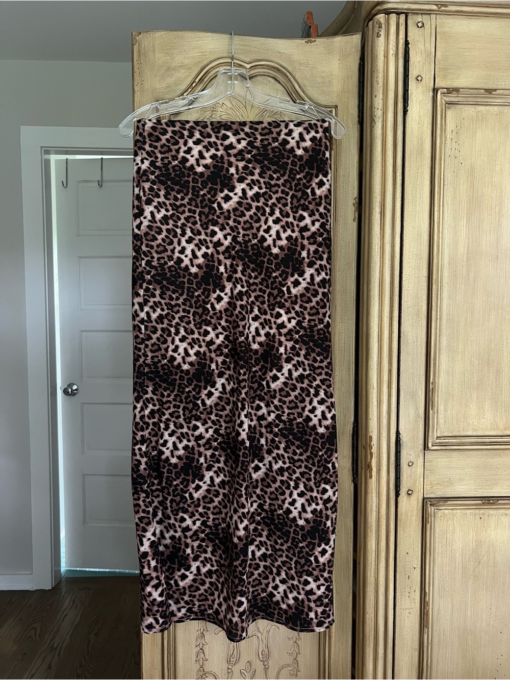 Princess Polly Leopard Print Maxi Skirt